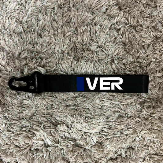 Max Verstappen 2025 inspired wristlet keychain.